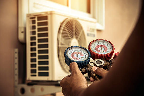 Professional Hvac technician working in Sterling, MA